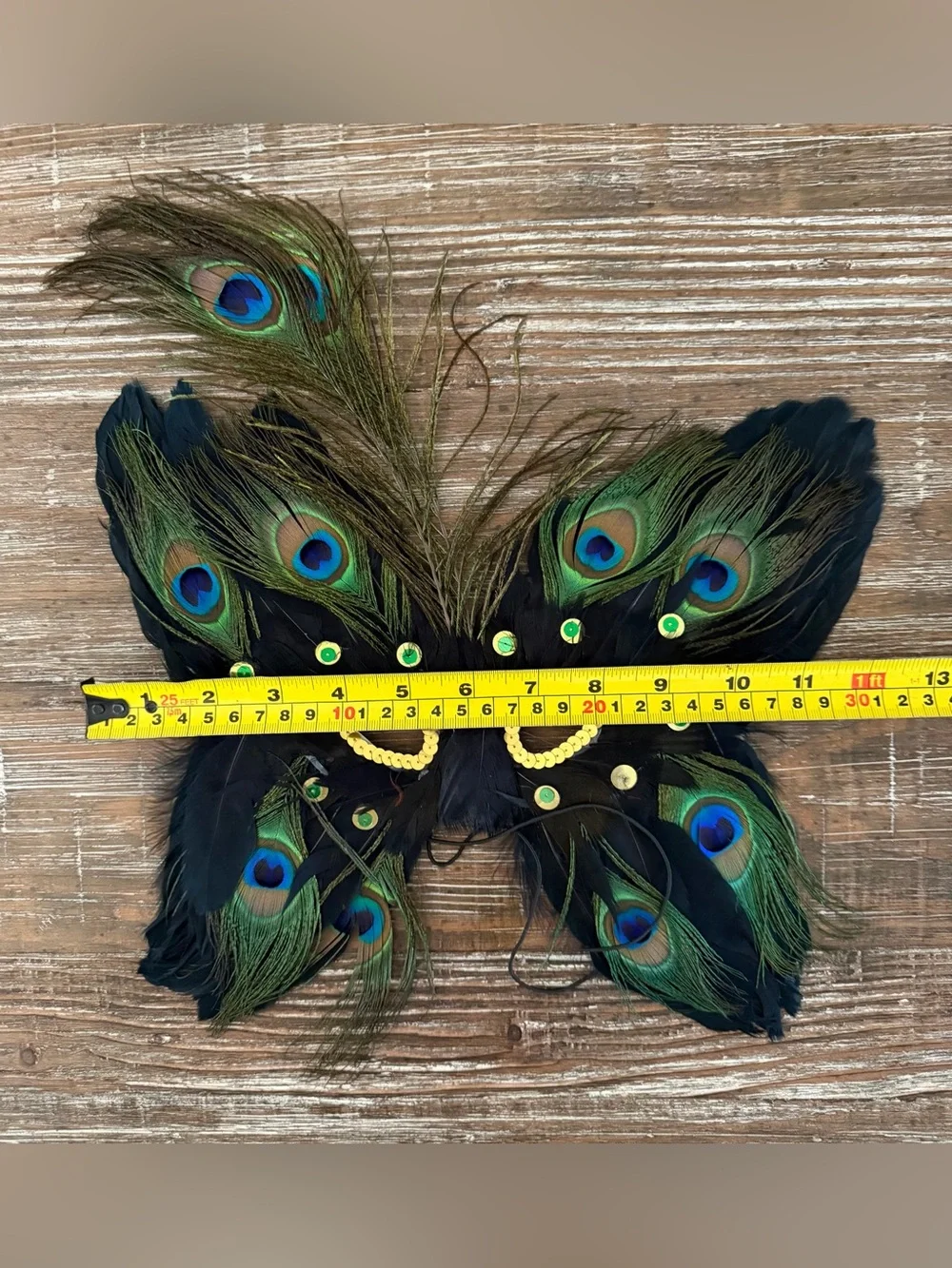 N/A peacock mask